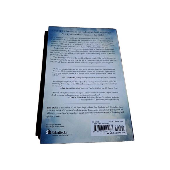 Imagine Heaven: Near-Death Experiences, God's Promises By. John Burke Paperback - Picture 2 of 3